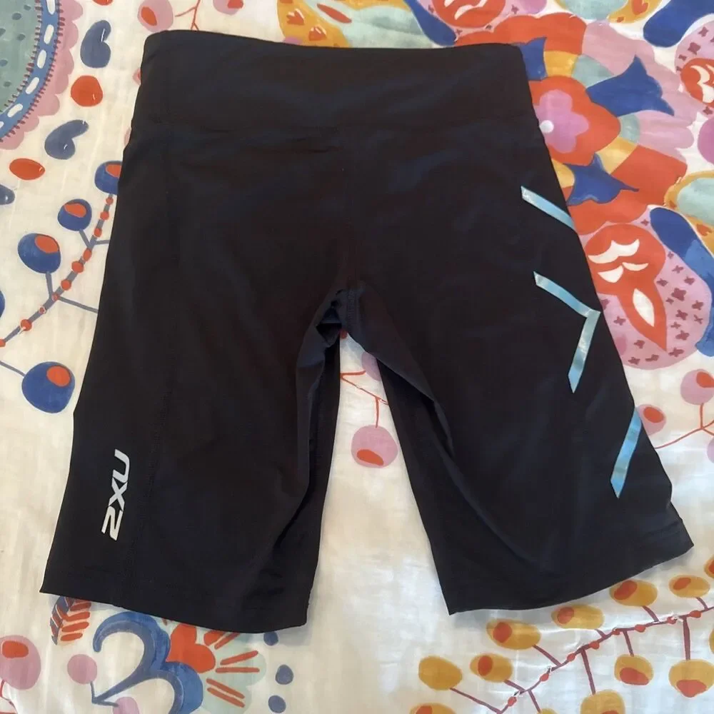 2XU Blue Ice X Compression Training Shorts Women's Small